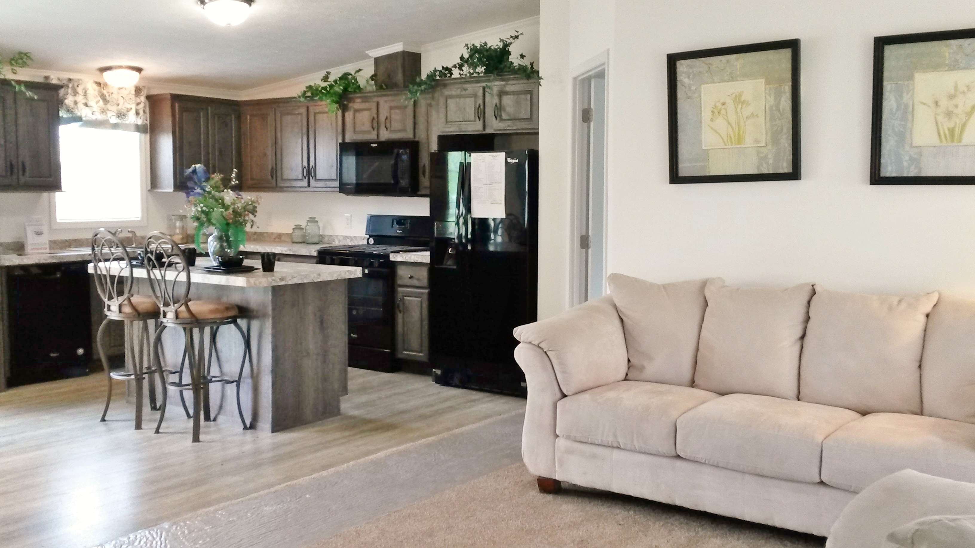 Open, spacious floor plan