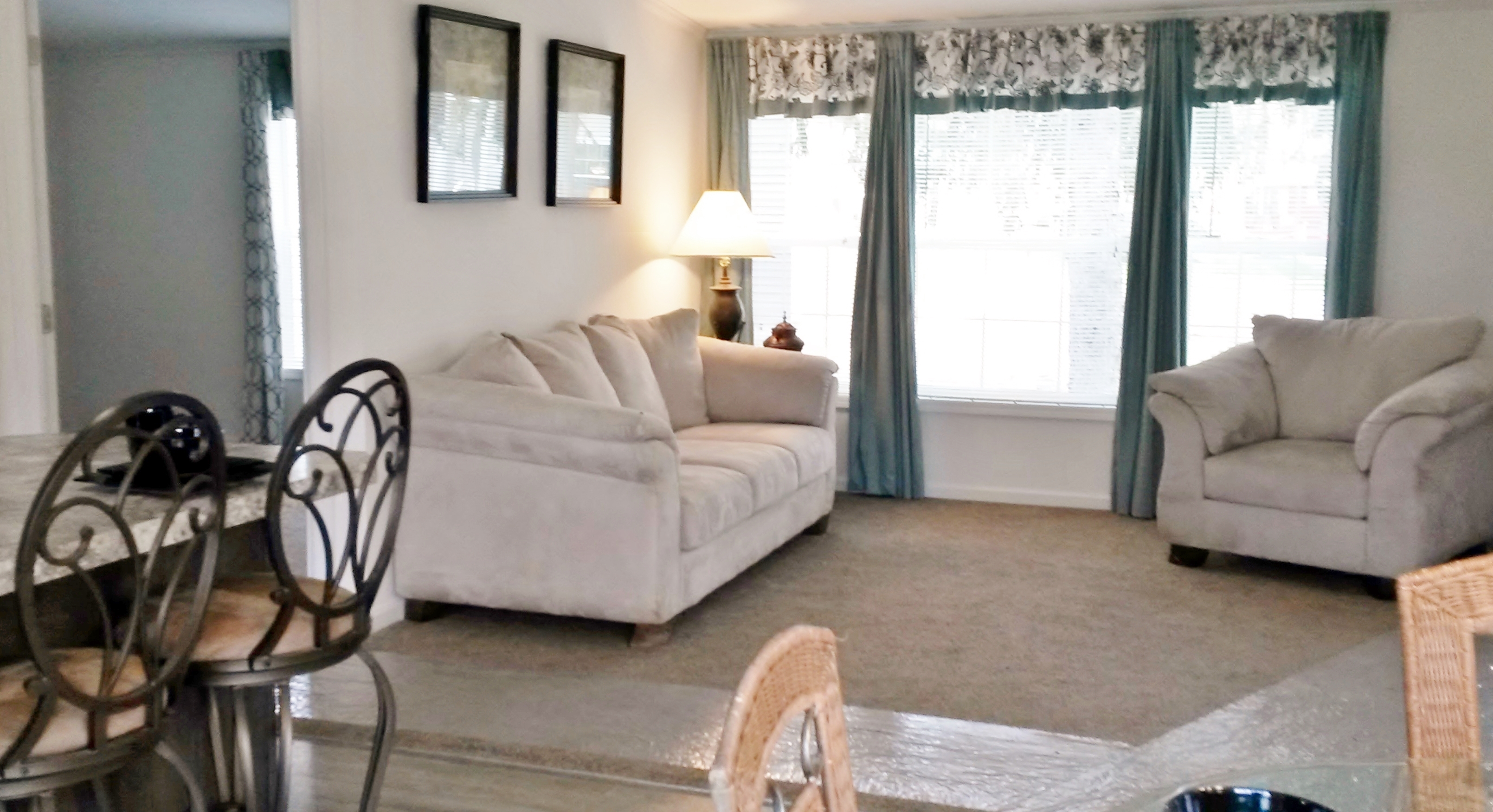 The living room