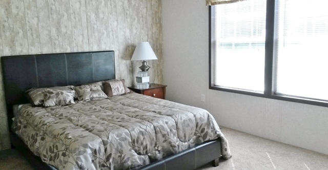 Pleny of light in the master bedroom