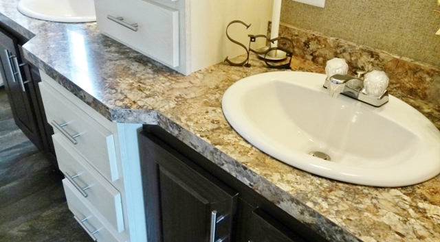 Double lavs in master bath