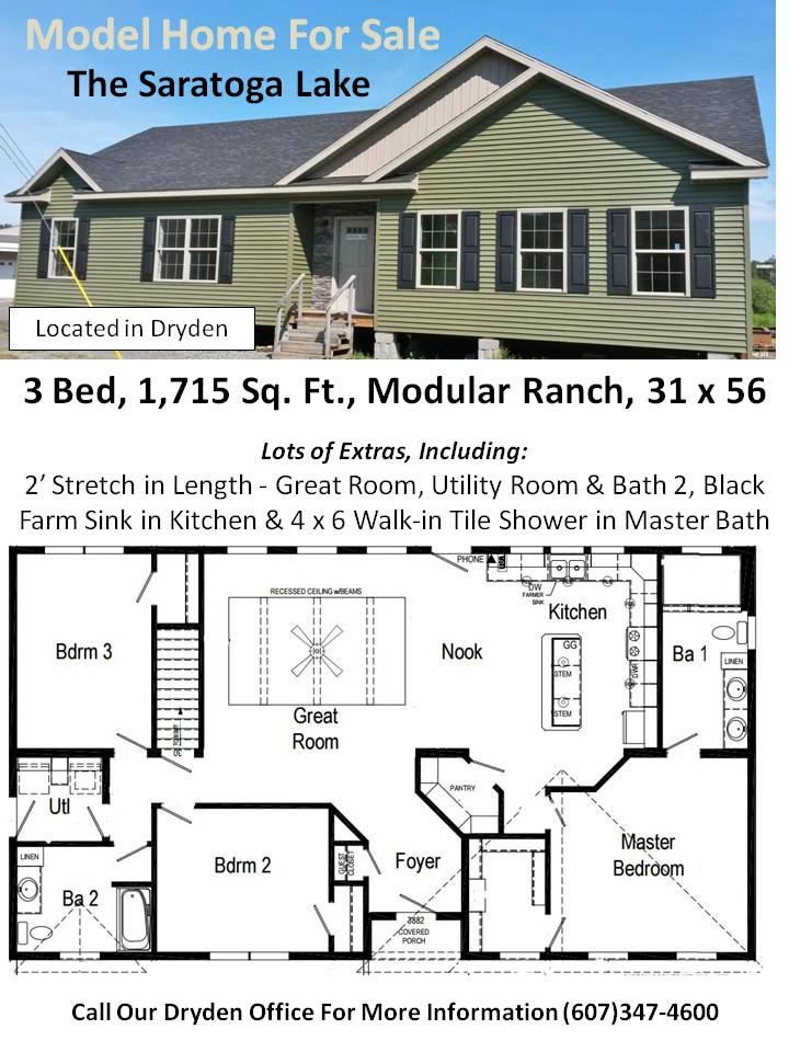 American Homes Builds Modular Homeanufactured Housing The Saratoga Lake