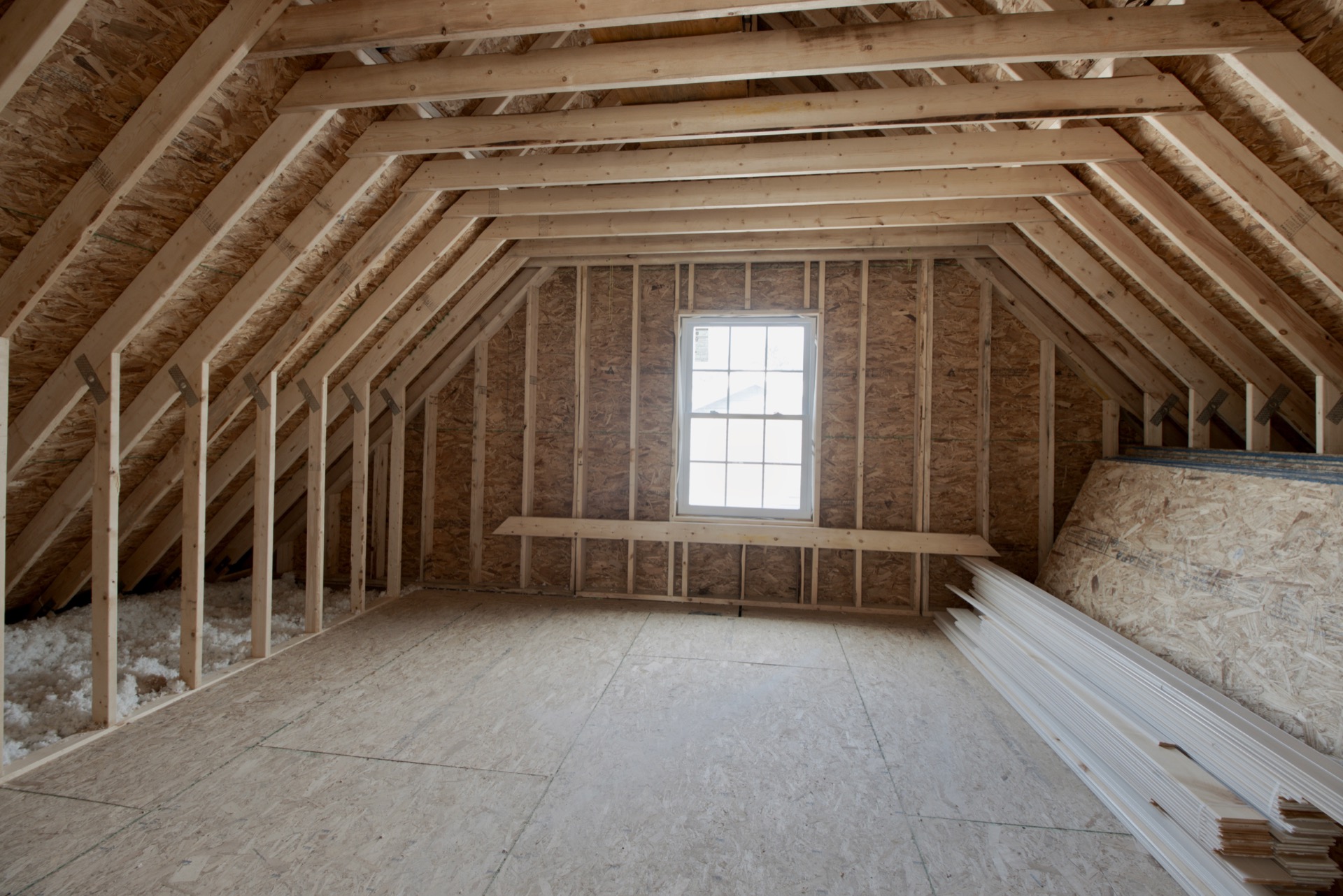 Unfinished Room in Loft