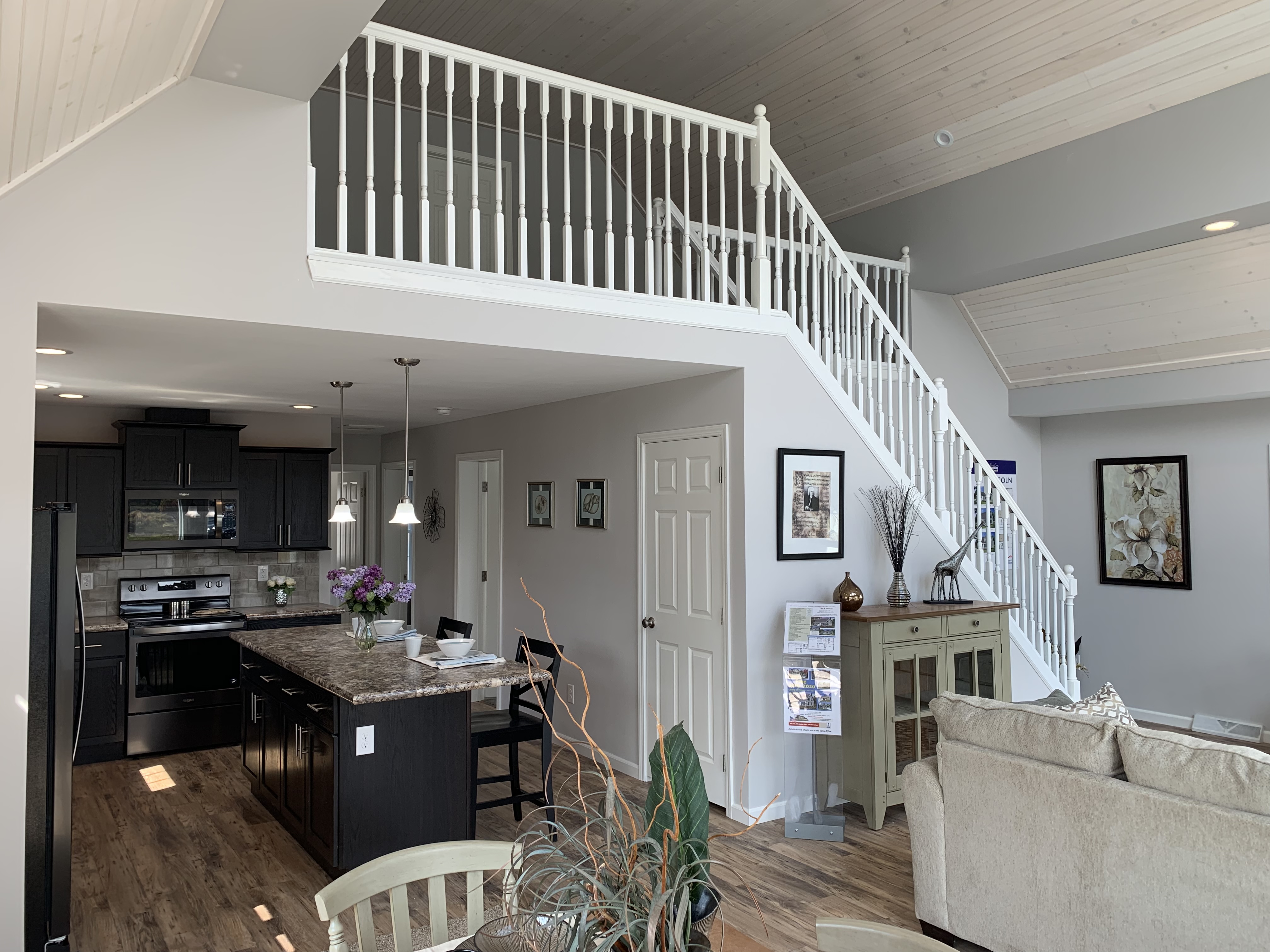 Kitchen and Living Area