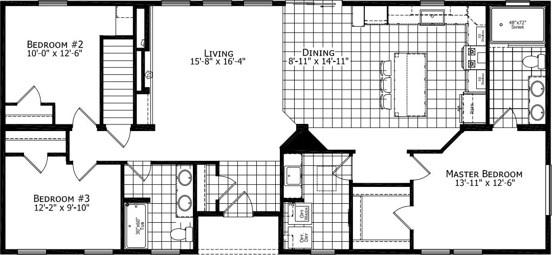 Perfect Layout For Front Load Garage