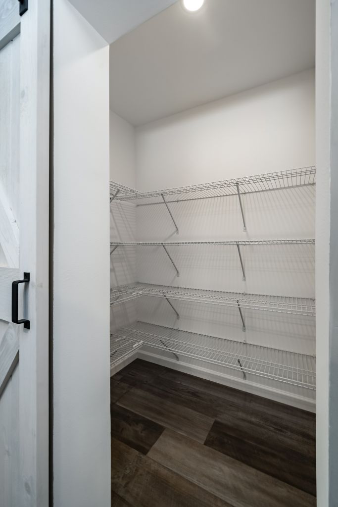 Pantry Behind Barn Door