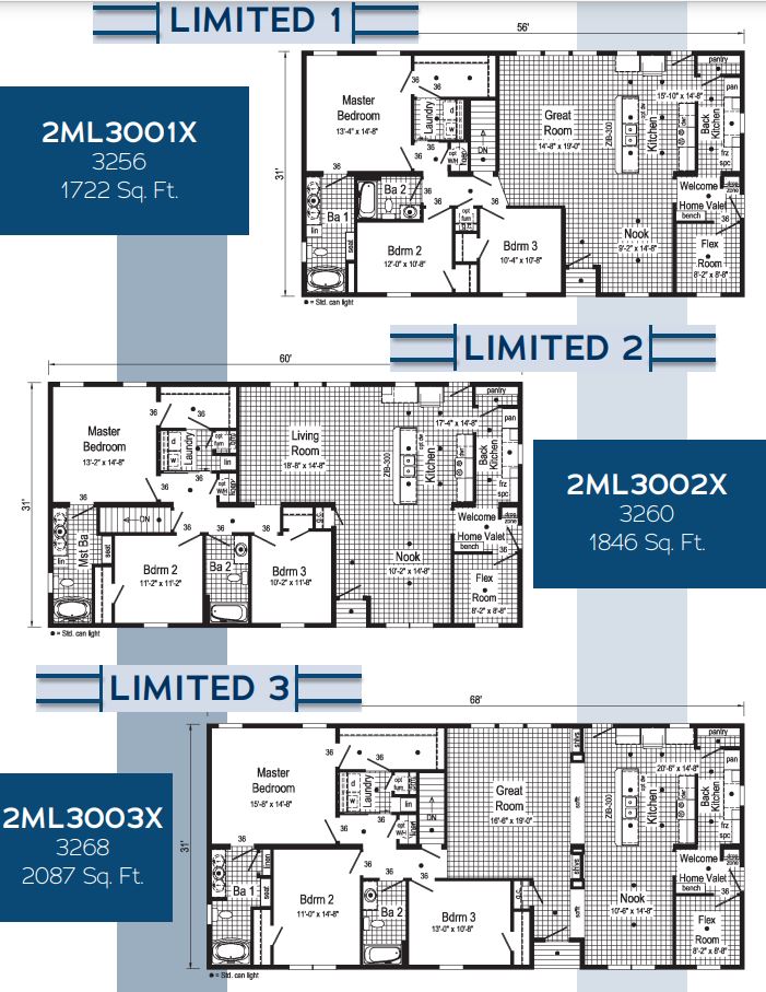 3 Homes AT A Great Price