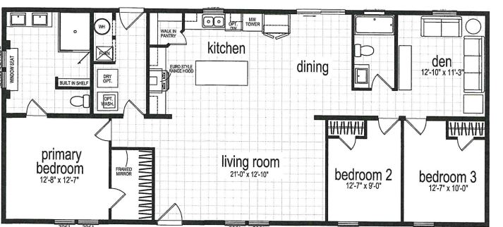 Optional 4 Bedrooms