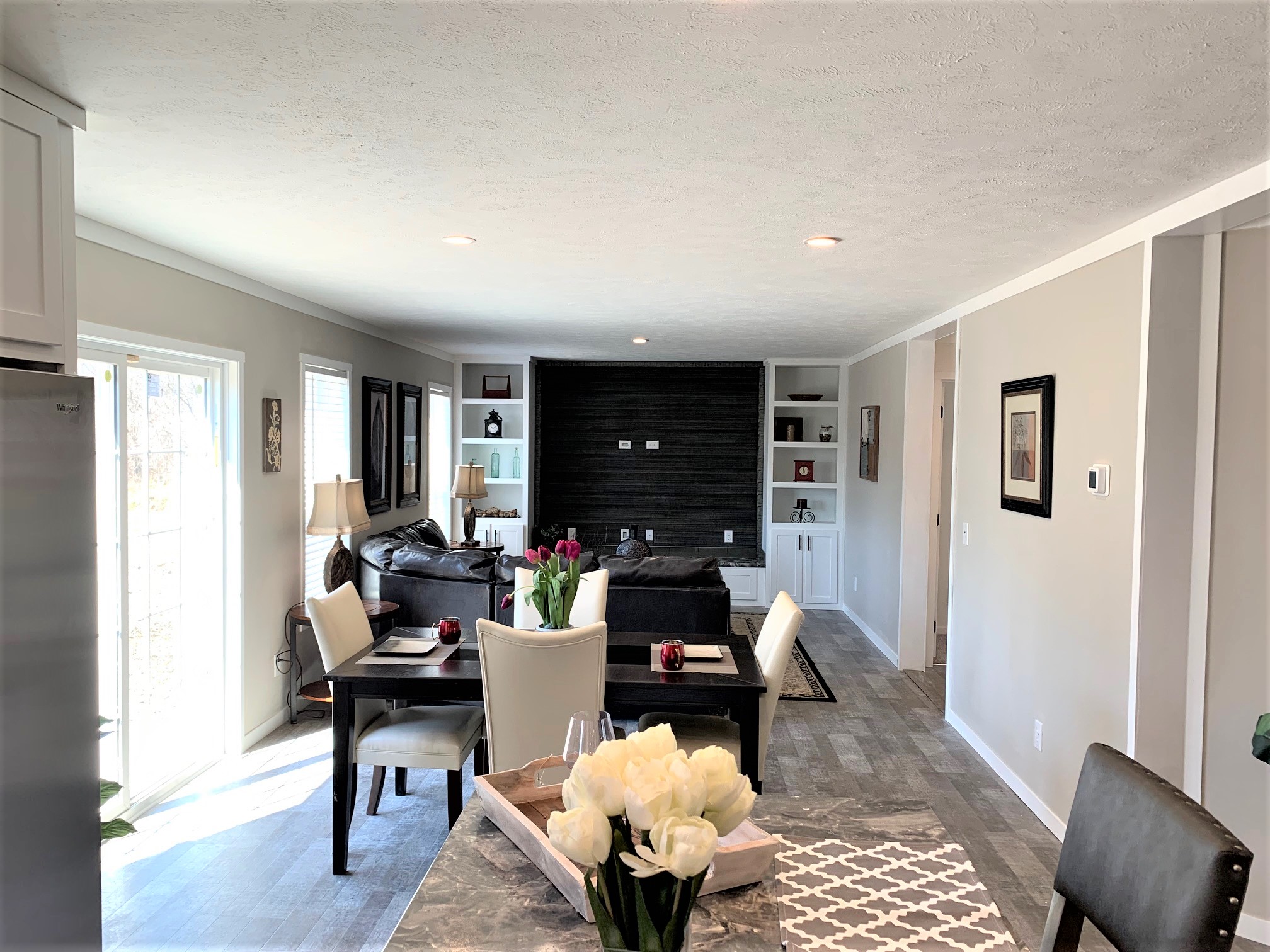 Dining Area And Family Room