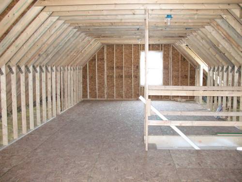 Unfinished Attic Area