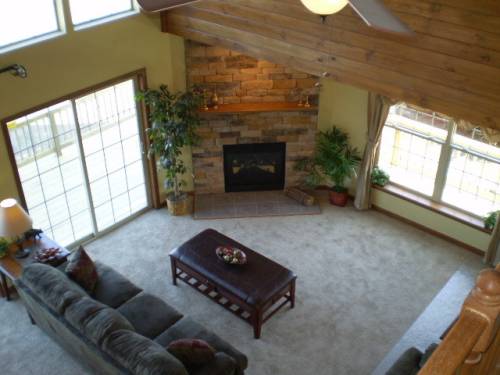 Living Room View from Loft