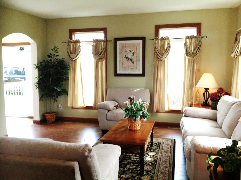 View of Family Room from Kitchen