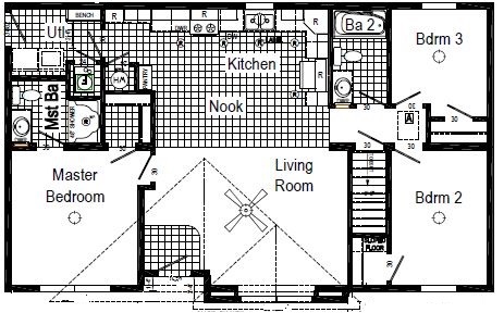 Flexible floor plan