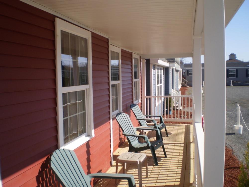 Relax on the front porch.