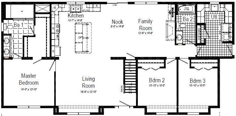 The floor plan as displayed.