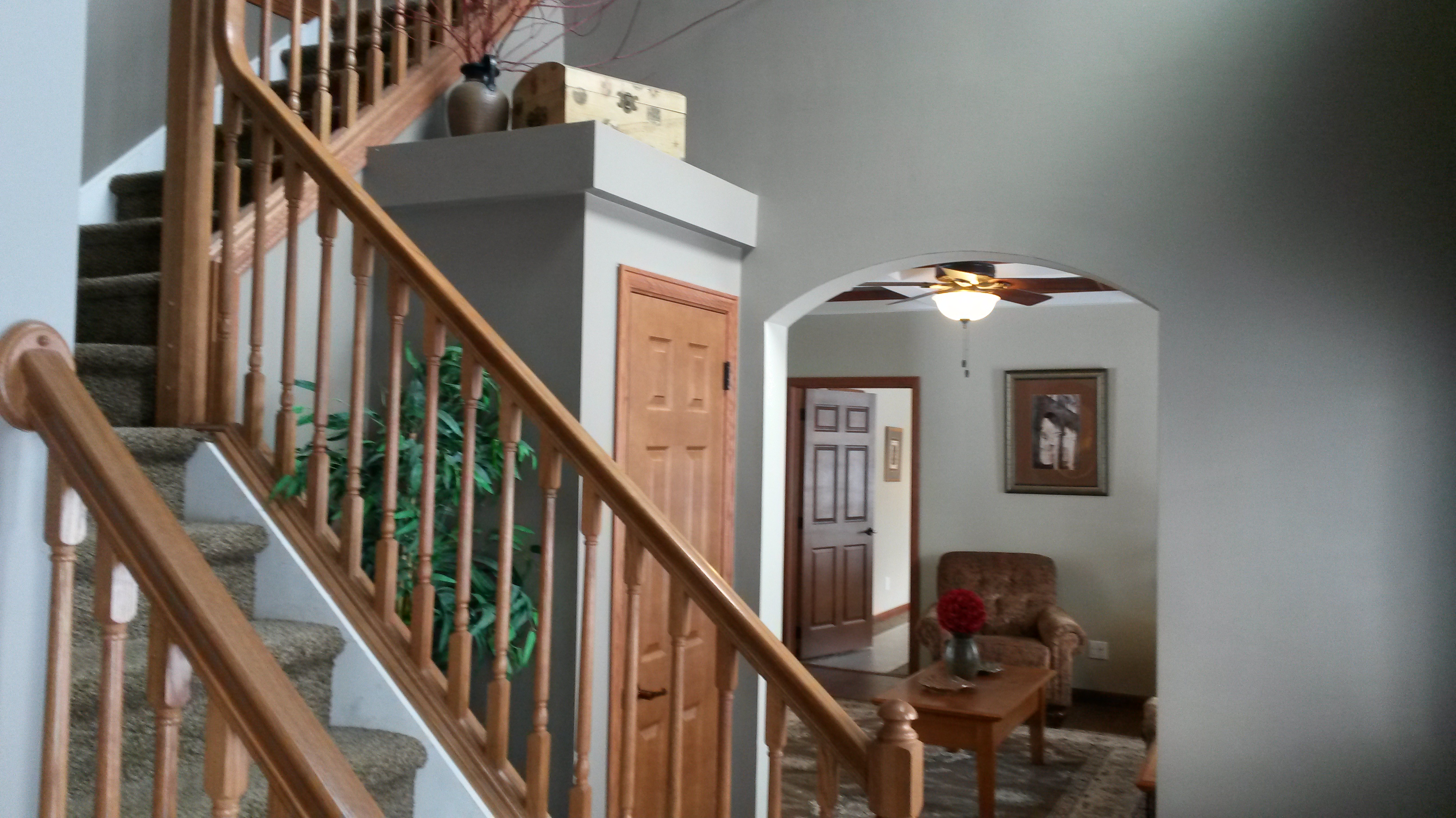 Foyer at the front door.