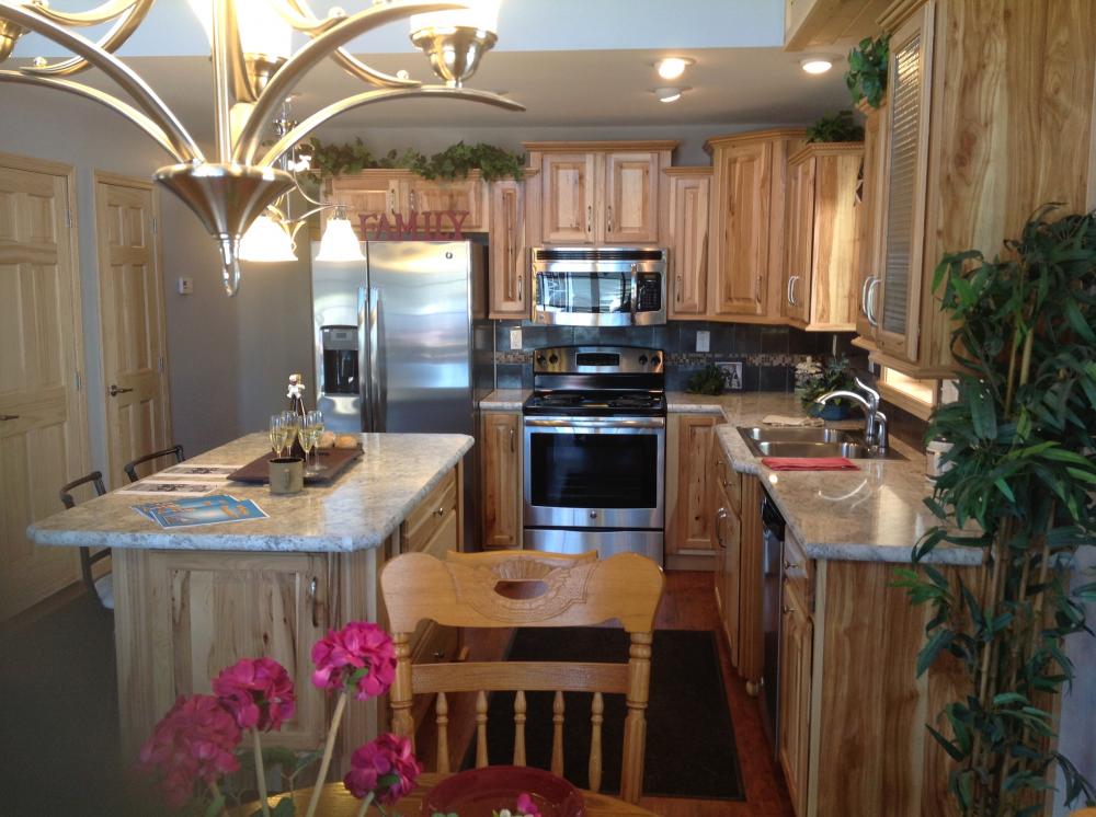 Kitchen and dining/nook area.