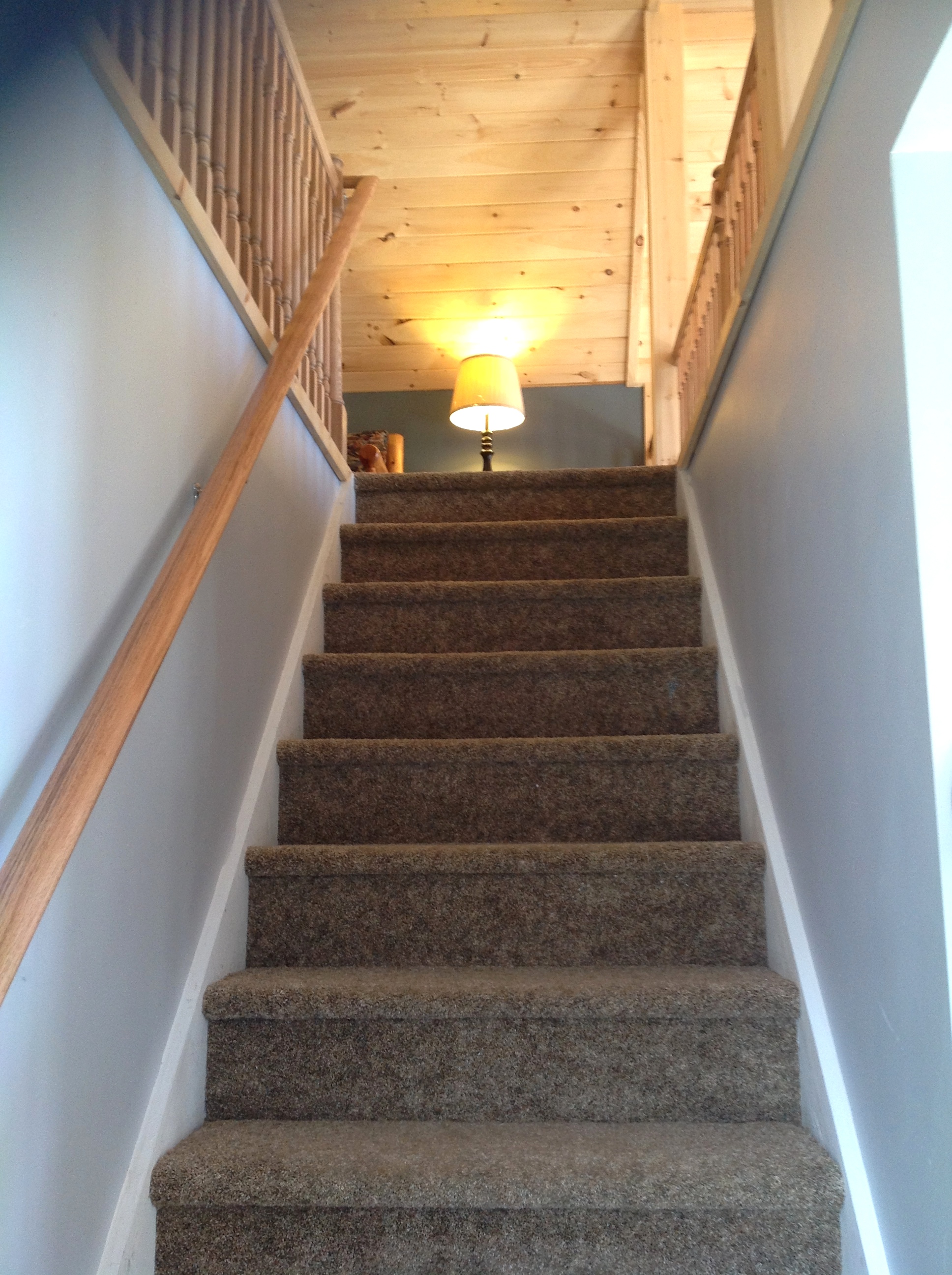 Stair way to the loft.