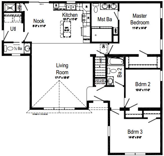 Floor plan as displayed