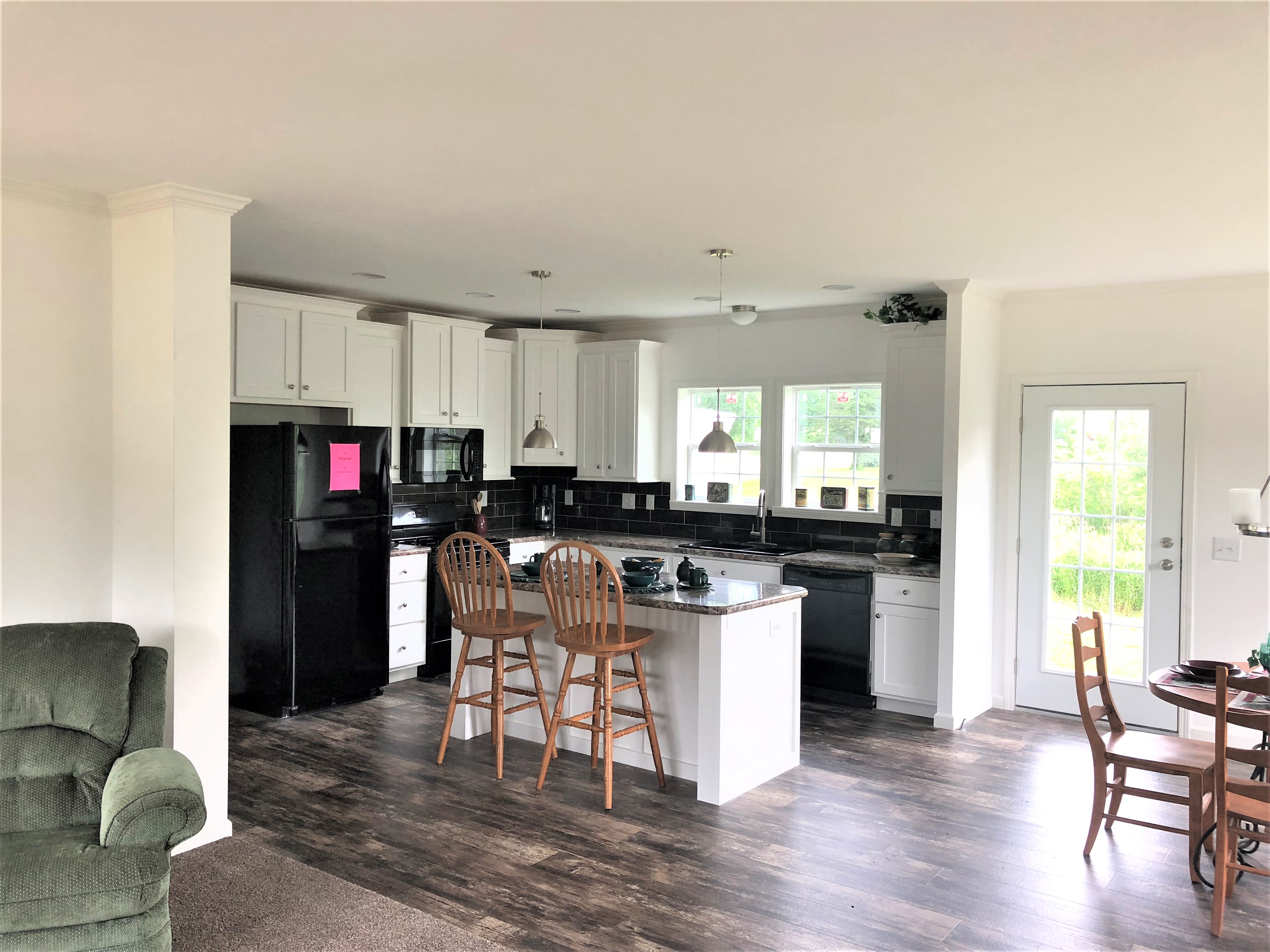 White Cabinets And a Full Backsplash